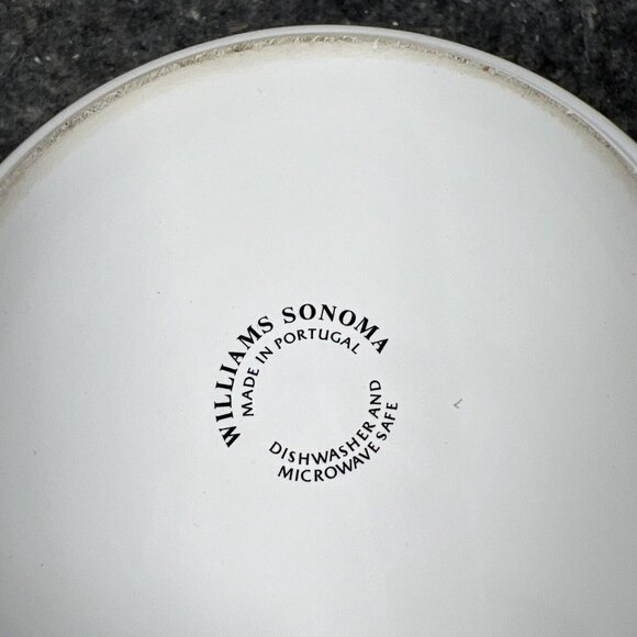 VTG William Sonoma FLORAL Canister Cookie Jar Gasket Seal Botanical Portugal 8" - Picture 12 of 15